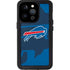 NFL Buffalo Bills Double Vision iPhone 15 Pro Waterproof Case